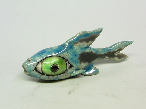 【美品】小物入れ　魚絵　陶器　置物　インテリア　工芸品　美術品　A1164 0_711cb87f87e79851460a2b9c4be7