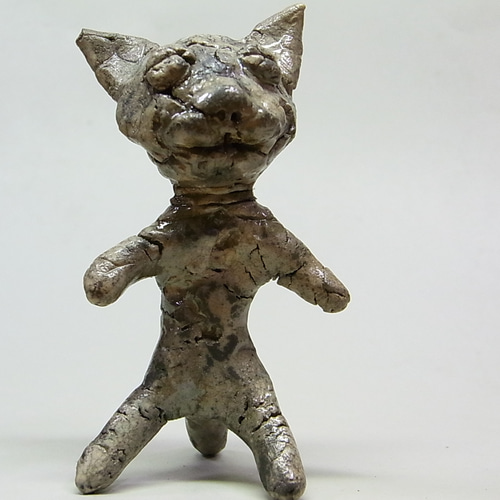◇『ネコポタミア文明の土偶』(猫) atelier_juni 陶芸細工