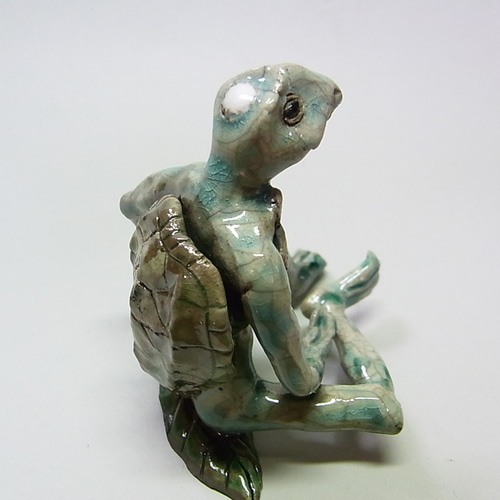 美品！カッパ 河童 オブジェ 置物 骨董品 ◇『河童(カッパ)』 魔界のおみやげ屋 -atelier_juniの陶芸細工