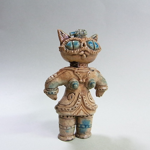 ◇『ネコポタミア文明の土偶』(猫) atelier_juni 陶芸細工 その他置物