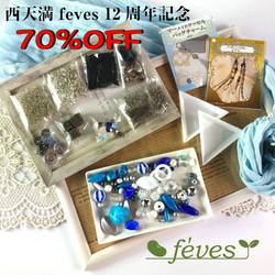 ★70％OFF★【数量限定!!】feves12周年記念スペシャルパック（ブルー）お買い得・福袋 1枚目の画像