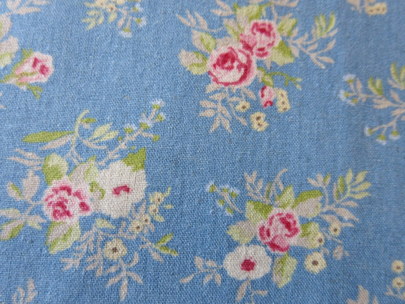MODA織物（花園插條）湖藍色 第3張的照片