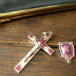 復古念珠配件設置紫 第1張的照片