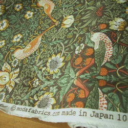 MODA x William Morris Fabric (草莓小偷) SAGE 第2張的照片