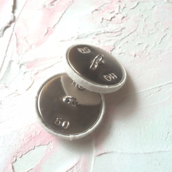 刺繍ボタン♡　ひろしと愛犬２つセット 3枚目の画像