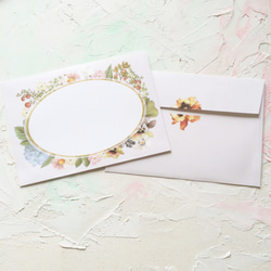 WEDDING INVITATION 封筒♡　『flower』　２０枚セット 2枚目の画像
