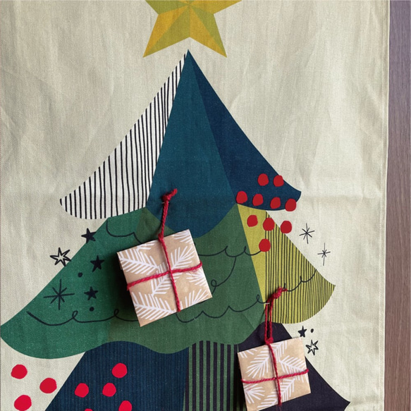 【即納3日以内出荷】クリスマスツリー タペストリー 5枚目の画像