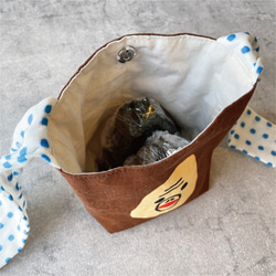 【文字オーダーOK!】温泉おさるのころりんポーチ(赤丸) 4枚目の画像