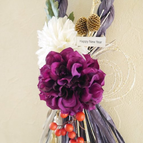 Creema限定・新作2022年～新しい年に祈りを込めて～しめ縄飾り