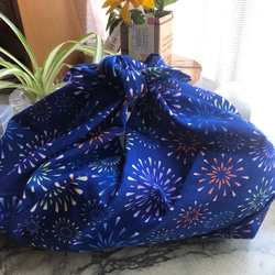てぬぐいで作ったあづま袋[花火] 2枚目の画像