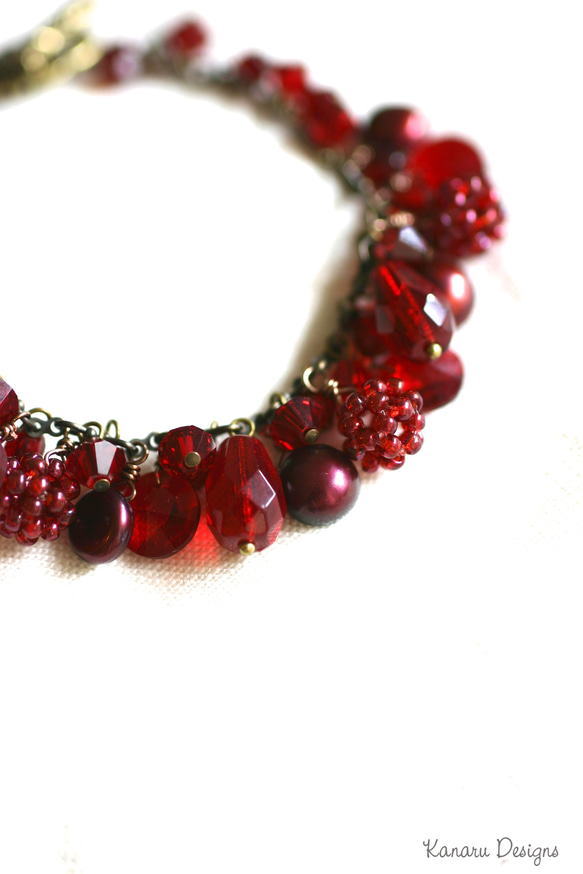 【50% OFF SALE】The Very Berry Bracelet 2枚目の画像