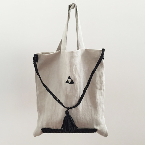 おにぎりTOTE (white) 1枚目の画像