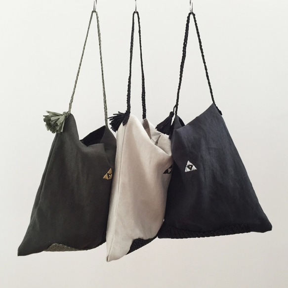 おにぎりTOTE (black) 5枚目の画像