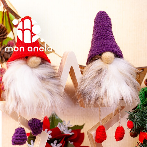 ☆小さいクリスマス雑貨☆北欧の妖精トムテboots 置物 2体セット