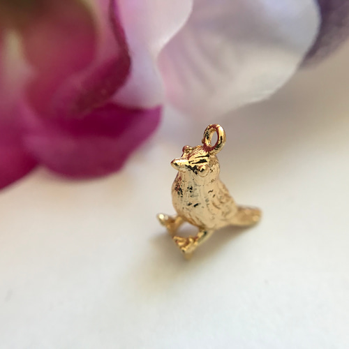 K18小鳥モチーフゴールドネックレストップ　1617K2502 K18小鳥モチーフゴールドネックレストップ 1617K2502 - メルカリ