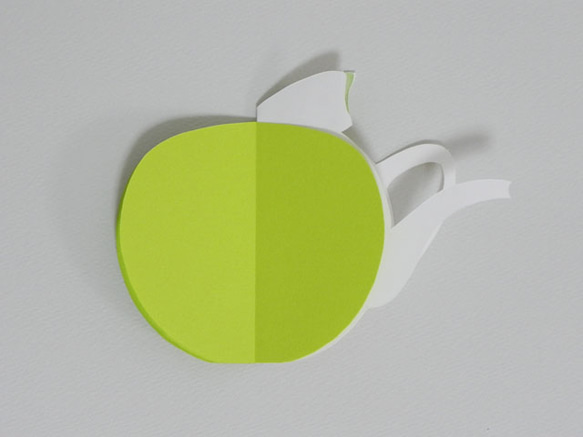 Tea Potのミニメモ帳（green) 4枚目の画像