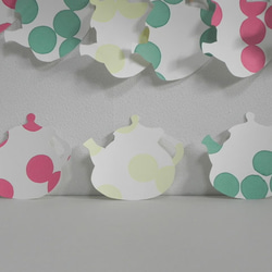 水玉カードTea Pot Dot 1枚目の画像