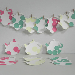 水玉カードTea Pot Dot 4枚目の画像