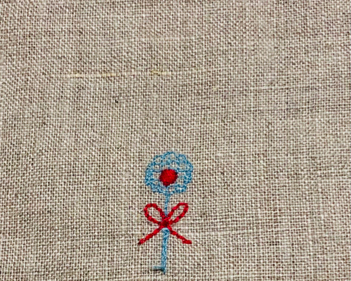 【数々のアワードを受賞】 刺繍リネン YUWA 生地 fraise 通販 11192104｜Creema(クリーマ) その他