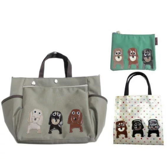 送料無料】3点セット お散歩バッグ ショルダー 犬 ダックス