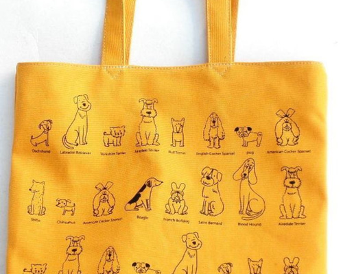 新品　マークテトロ　イエロートートバッグ ドッグ　dog 犬　大容量　レア 新品 マークテトロ イエロートートバッグ ドッグ dog 犬 大容量