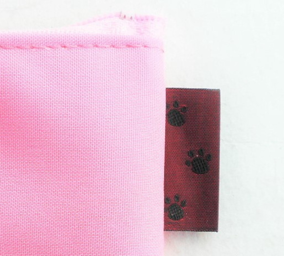 ポーチ マチなし 犬柄 柴犬 ピンク マルチケース  小物入れ 化粧 メイク 4枚目の画像