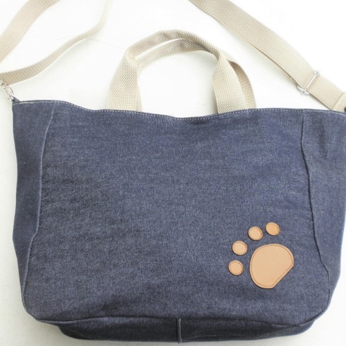 パグ 犬柄 ショルダーバッグ レディース メンズ 2way トートバッグ 