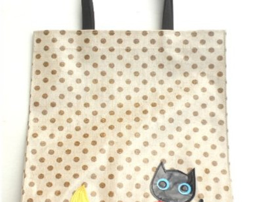 猫柄 トートバッグ サブバッグ a4 ビニール 防水 猫グッズ 雑貨