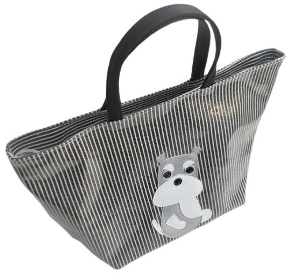 シュナウザー柄トートバッグ他12点セット　ハンドメイド シュナウザー 犬 柄 グッズ トートバッグ ミニ 防水 ファスナー