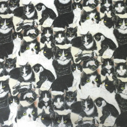 トートバッグ 　ネコ柄　モノトーンキャット　猫　雑貨　グッズ 4枚目の画像