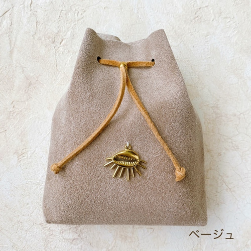 シェルチャーム ピックスエード 巾着ポーチ マルチポーチ ポーチ