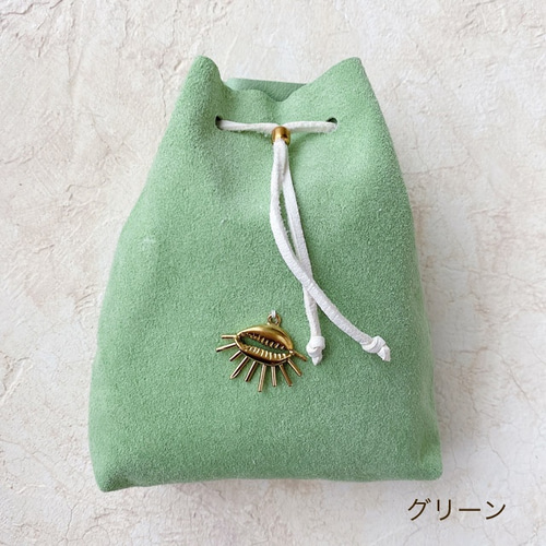 シェルチャーム ピックスエード 巾着ポーチ マルチポーチ ポーチ