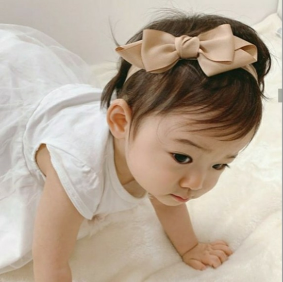Ninaリボン~赤ちゃんから使えるヘアアクセサリー 1枚目の画像