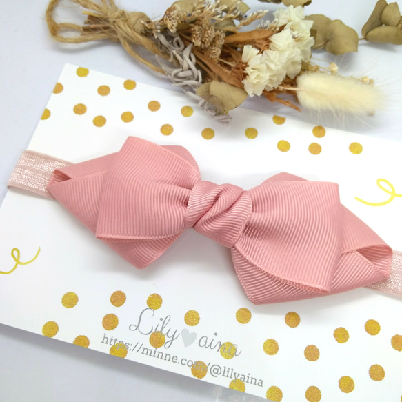 Ninaリボン~赤ちゃんから使えるヘアアクセサリー 6枚目の画像