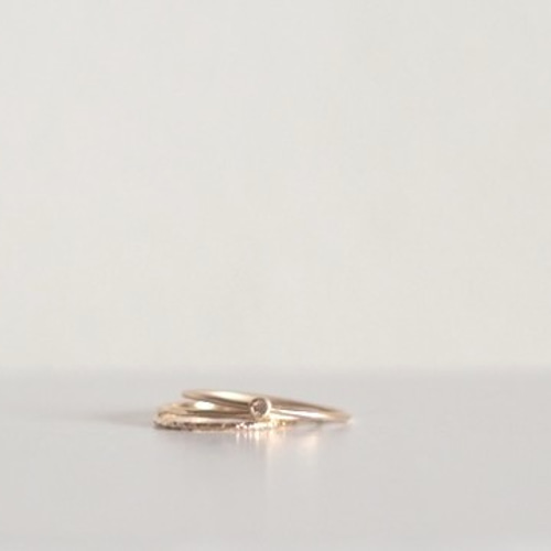 一粒ブラウンダイヤのリング 指輪・リング Atelier lys 通販