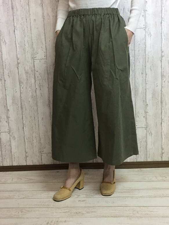 秋冬新品 保暖棉毛半裙褲 綠色 小訂單 2 號 M-2L、3L-5L 可選 第1張的照片