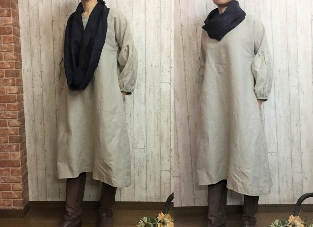 Creema限定　ペアでお得に♪2枚セット　リネンスヌード　６色～　お揃いコーデ　ギフト　お友達　日焼け防止