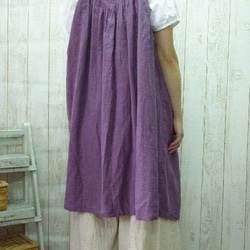 【M-5L】裝飾拼接成熟可愛 W紗吊帶背心連衣裙質感好 紫色小訂單也OK 第11張的照片