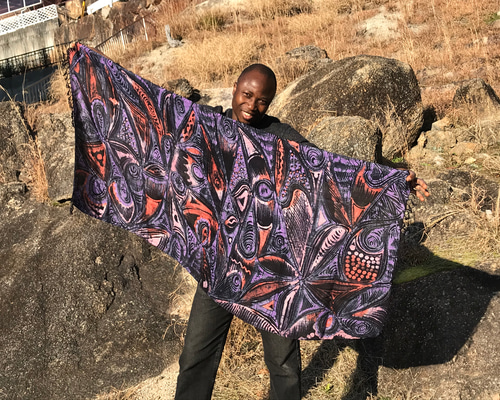 ろうけつ染 大判 布 アフリカ ナイジェリア ヨルバ ろうけつ染 大判 布 アフリカ ナイジェリア ヨルバ