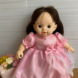 セール価格**リボーンドール　小ぶりちゃんピンクドレス 1_9af9e07fcabd1ee8f39f8a6e1284