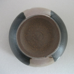 しずく模様黒茶碗（小）陶磁器　手作り　小さい　ご飯茶碗 5枚目の画像
