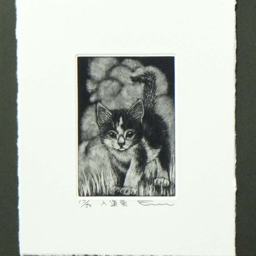 銅版画 「入道雲」 シート 版画 佐藤恵美 通販｜Creema(クリーマ) 496782