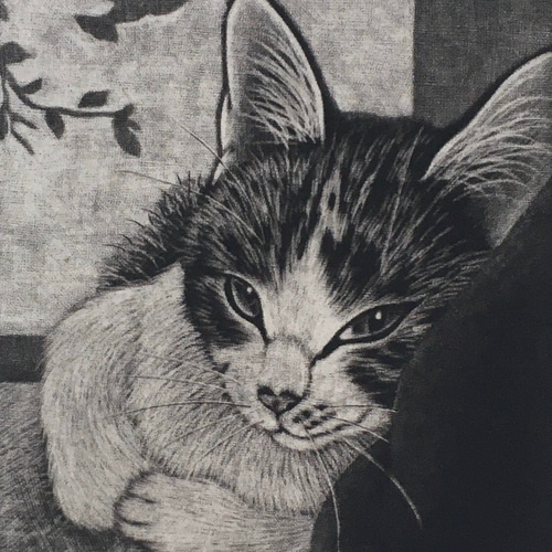 送料無料】銅版画「考える猫」シート 版画 佐藤恵美 通販