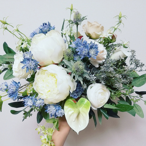 レンタルブーケ3泊4日・造花・アーティフィシャルフラワー・ウェディングブーケ・ク ウェディング