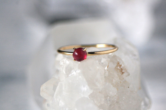 最新作『真っ赤なルビー』の世界でひとつの天然石リングsv925 最新作『ルビー』の世界でひとつの天然石リングsv925＋brass 指輪