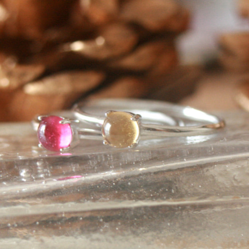 ルビー*4mm大粒宝石質 天然石 シルバーリング 誕生日 クリスマス