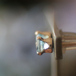 トパーズ5mm　14kgf宝石質天然石 ピアス　プレゼント　シンプル　結婚式　ウエディング　晴れやかブルー2020 7枚目の画像