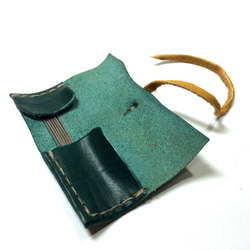 牙籤盒[意大利亞利桑那牛肩]綠松石 第4張的照片