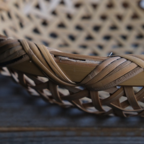 SALE！】鉄線編みのざる【竹かご】 その他素材 けせら工房 通販