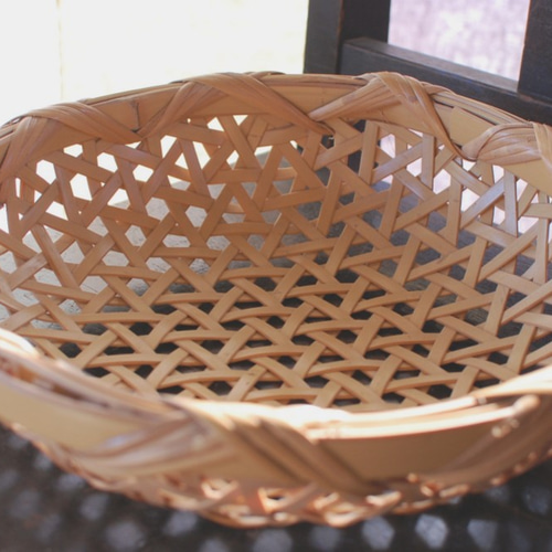 鉄線編みの竹ざる その他素材 けせら工房 通販 8356019｜Creema(クリーマ)